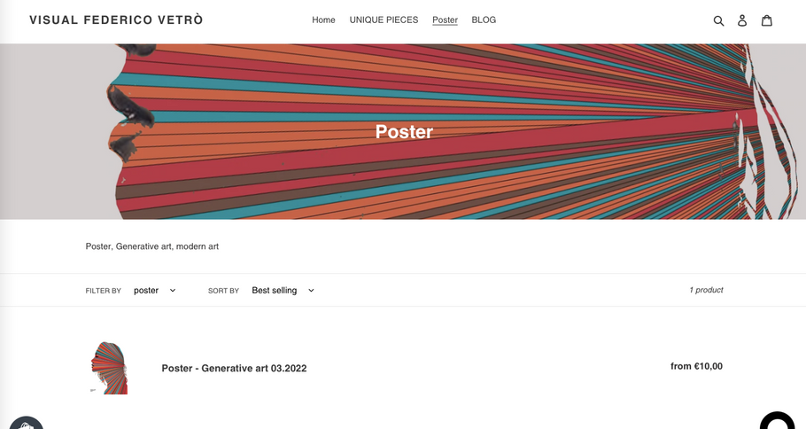The new page "Poster" is born